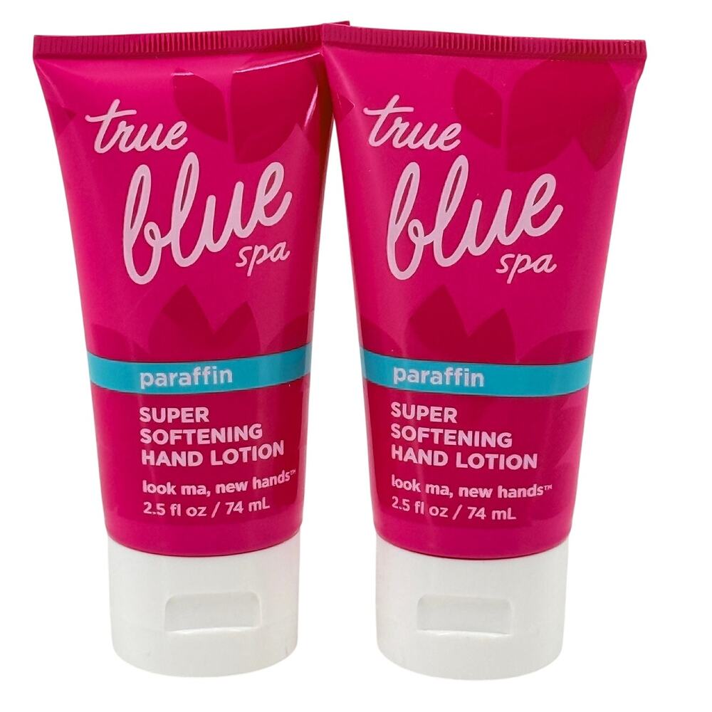 Bath & Body Works True Blue Spa Paraffin Super Softening Hand Lotion Lot 2.5 oz
